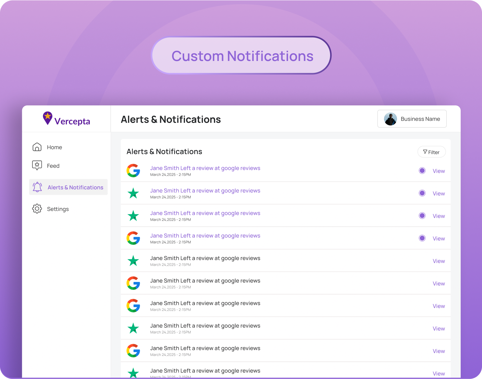 Custom Notifications